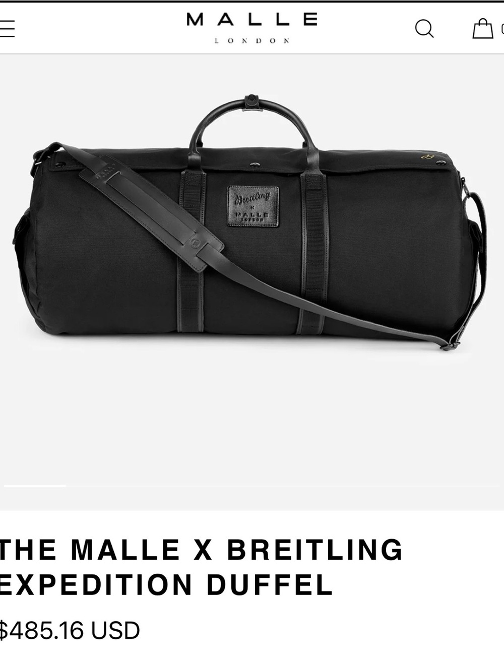 Black Expedition Duffel